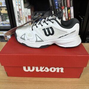 Wilson Rush Pro JR QL Junior Size 11K White/Ebony With Box WRS324960
